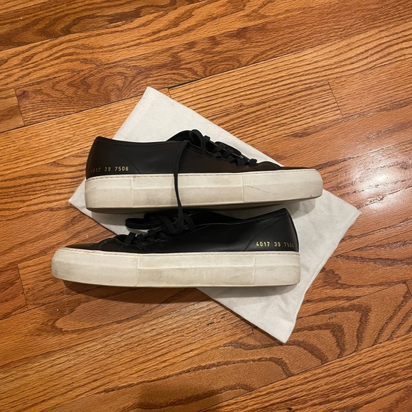Common Projects Women’s Tournament Low-Top Super Platform Sneakers - Picture 3 of 4
